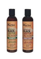 Champú acondicionador aceite de ricino negro jamaicano Kuza 8 oz cuidado del cabello