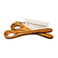 Juego de 2 cucharas risot de madera de olivo