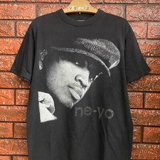 Camiseta Neyo American Pop RnB Cantante Imagen Grande Estilo Raptee / Años 90 Th