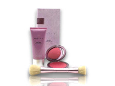 Cepillo MALLY Vaca Day hermosa piel dúo, rubor de día Vaca y crema tintada MEDIANO