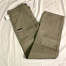 PANTALONES DE TRABAJO URBANOS COLECCIÓN CALLEJÓN LONA CAQUI 36 x34 SF HECHOS EN EE. UU. NUEVOS CON ETIQUETAS