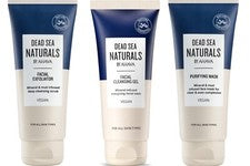 Dead Sea Naturals de AHAVA Gel Limpiador Facial + Exfoliante + Mascarilla Purificante
