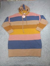 Vestido Suéter Tejido Multicolor Nuevo con Etiquetas Largo Full Circle Trends Talla 2XX para Mujer