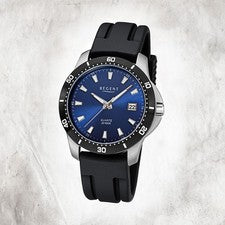 Regent Reloj De Pulsera Hombre F-1028 Cuarzo Correa Negro URF1028