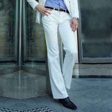 Pantalones Acampanados Formales Hombres Pantalones Campana Parte Inferior Pantalón Informal Traje de Baile Pantalones Fo