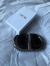 DIOR BEAUTY CD Logo Doble Espejo Teléfono Soporte de Metal Doble Espejo Negro