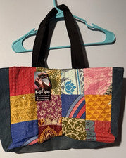 Bolso de Mano Better Way Designs Patchwork Nuevo con Etiquetas 15x12x4 10" Gota