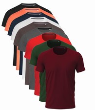 Camiseta De Moda De Algodón + Elastano Ajustada Para Hombre