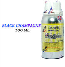 Aceite de perfume concentrado Black Champagne Surrati, envasado de 100 ml, aceite Attar.