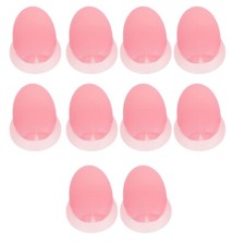 10 PIEZAS Cubierta de cepillo de labios de silicona Tapa de cepillo de maquillaje Cubierta aplicador de labios de silico