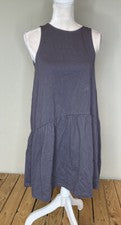 Vestido sin mangas mujer asos design nuevo sin etiquetas talla 4 gris morado R2