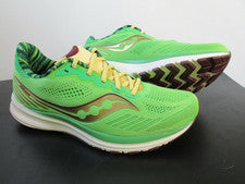 Cazuela Saucony Ride 14 Green Bean para hombre logotipo dorado S20650-17 talla 10,5 12 12,5 m