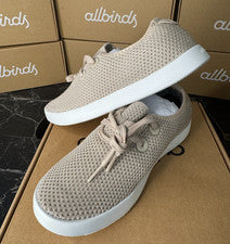 NUEVOS ZAPATOS ALLBIRDS TREE SKIPPER BEIGE RESISTENTES CORDONES INFORMALES CAMINAR PARA HOMBRE TALLA 12