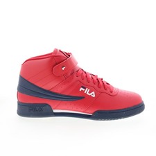 Fila F-13V 1VF059LX-640 Hombres Rojo Sintético Con Cordones Estilo de Vida Tenis Zapatos