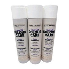 Paquete de 3 champú púrpura Marc Anthony cuidado completo del color 8 oz para reflejos rubios