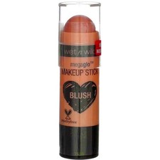 Paquete de 3 rubores en barra de maquillaje Wet n Wild MegaGlo, vagabundos de melocotón 801A, 0,6 oz