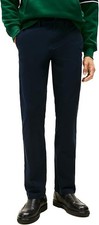 Pantalones chinos Tommy Hilfiger para hombre calce recto azul marino W34xL32 estilo 78C2340