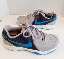 ZAPATOS TENIS NIKE AIR ZOOM RESISTENCIA GRIS, NEGRO, AZUL PARA HOMBRE - TALLA 9