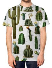 Camiseta Cactus Toda la Moda Tumblr Estilo Hipser Diseño Para Hombres Verano Otoño