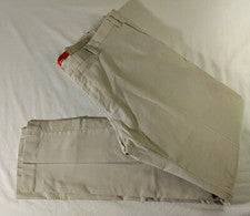Pantalones chinos Saks Fifth Avenue ROJOS ajuste a rayas pana marfil 38x33 nuevos sin etiquetas