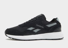 Auténtico Reebok GL 1100 ® (hombre Tallas UK 9 y 11) Negro/Blanco "Gamuza"