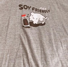 Camiseta de salsa de soja Camiseta de comida Camiseta de dibujos animados Camiseta divertida para hombre XL Camiseta