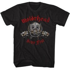 Camiseta negra Motorhead Iron Fist