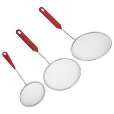 3 Pcs Küchenhelfer Edelstahl Passiersieb Schaumlöffel Zum Braten