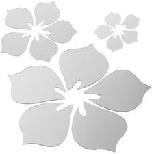 1 juego de calcomanías de pared con flores para decoración del hogar de salón dormitorio