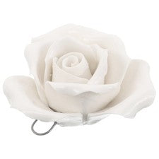 Decoraciones de decoración del hogar para sala de estar cerámica flor pared blanco