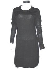 Bonito vestido de mujer H&M otoño/invierno mujer manga larga negro talla L# 44