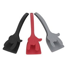 Pack de 3 Alicates 2 en 1 Nylon Flip Espátula para Girar y Servir sin esfuerzo