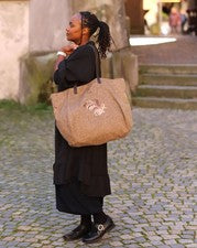 THE MOSHI - BOLSO XXL - look por capas SHOPPER - BOLSO DE MANO - marrón