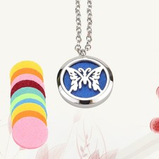 Essential Oil Necklace Aromatherapy Pendent Pendant Stainless Fragrance Perfume