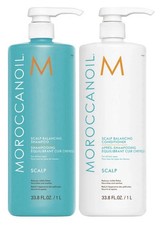 Champú equilibrador del cuero cabelludo Moroccanoil 33,8 fl oz/1 L bomba todo tipo de cabello