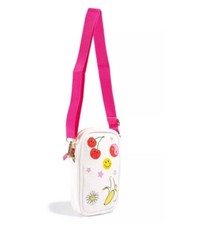 SKINNYDIP Danni Bolso Bandolera Pequeño Teléfono Piel Sintética Mujer - BLANCO/ROSA~