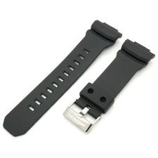 Correa de reloj de goma negra genuina Casio G-Shock Ana-Digi GA-200-1A GA-201-1A