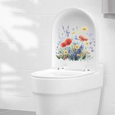 Decoración del Hogar Baño Decoración Patrones Botánicos Fácil Aplicación Material PVC