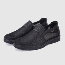 Zapatillas de malla para hombre Slip On Walking zapatos casuales transpirables