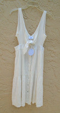 Vestido para mujer Storia sin mangas talla M beige nuevo con etiquetas