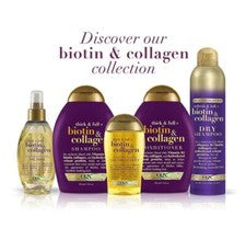 OGX | Producto para el cuidado del cabello grueso y completo + biotina y colágeno