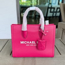 Michael Kors MIRELLA SMALL SHOPPER XBODY Rosa