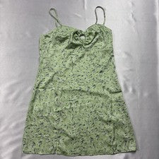 Nuevo Mini Vestido Elodie Para Mujer Talla S Sin Mangas Cami Estampado Verde Tirantes