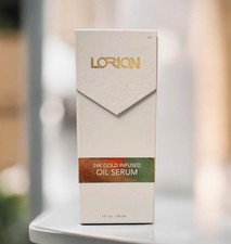 Suero facial con aceite infundido Lorion 24K Gold descontinuado 1 oz / 30 ml cuidado de la piel NUEVO