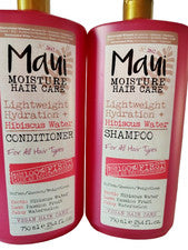 Champú y acondicionador MAUI hidratante cuidado del cabello, hibisco/sandía/fruta de la pasión