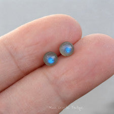 Aretes de labradorita curativos minimalistas piedras preciosas naturales joyas regalos