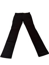Pantalones Stitch Note para hombre talla 29 negros estilo chino delanteros planos nuevos con etiquetas