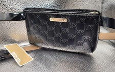 Nuevo bolso cintura cinturón grabado logotipo MICHAEL KORS negro L/XL PRECIO DE VENTA SUGERIDO POR EL FABRICANTE 118 ver