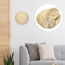 4 Piezas Adorno Colgante Pared Hierro Decoración Hogar Decoraciones Metal