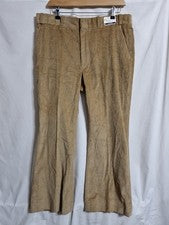 Pantalón Eaton BNWT Para Hombre Vintage Beige Pana Talla 38" Estilo 207882